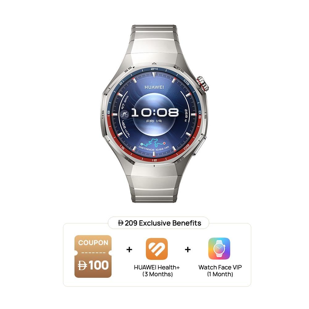 ساعة WATCH GT 6 Pro الذكية، مقاس 46 مم، عمر بطارية يصل إلى 21 يومًا