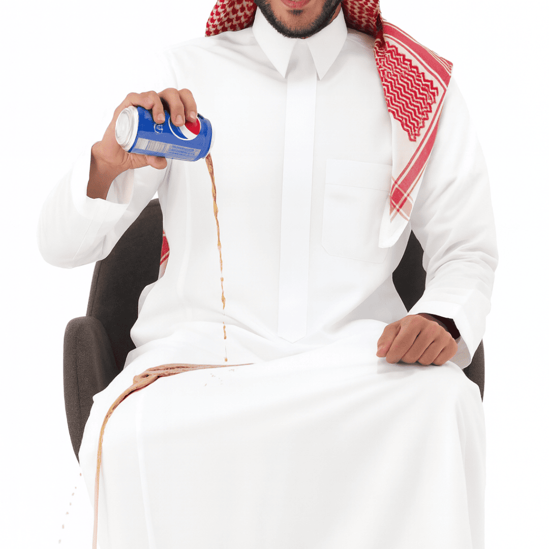 باقة ضد السوائل قطعتين ابيض , سكري + هدية مع الطلب