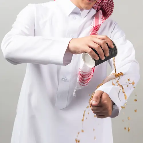 باقة ضد السوائل قطعتين ابيض , سكري + هدية مع الطلب