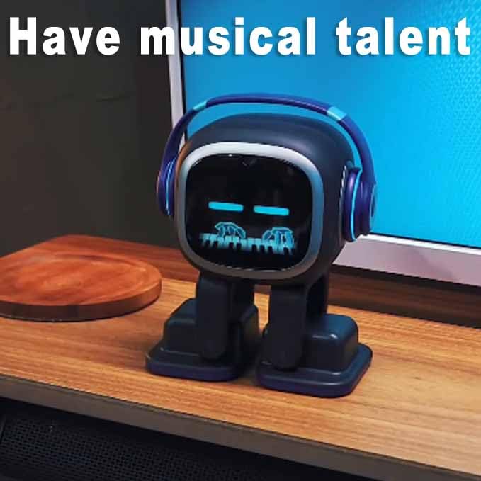 لعبة روبوت إيمو سطح المكتب التعرف على الصوت العاطفة الذكاء الاصطناعي التواصل رفيق الأطفال الذكي التفاعلي الحيوانات الأليفة الإلكترونية