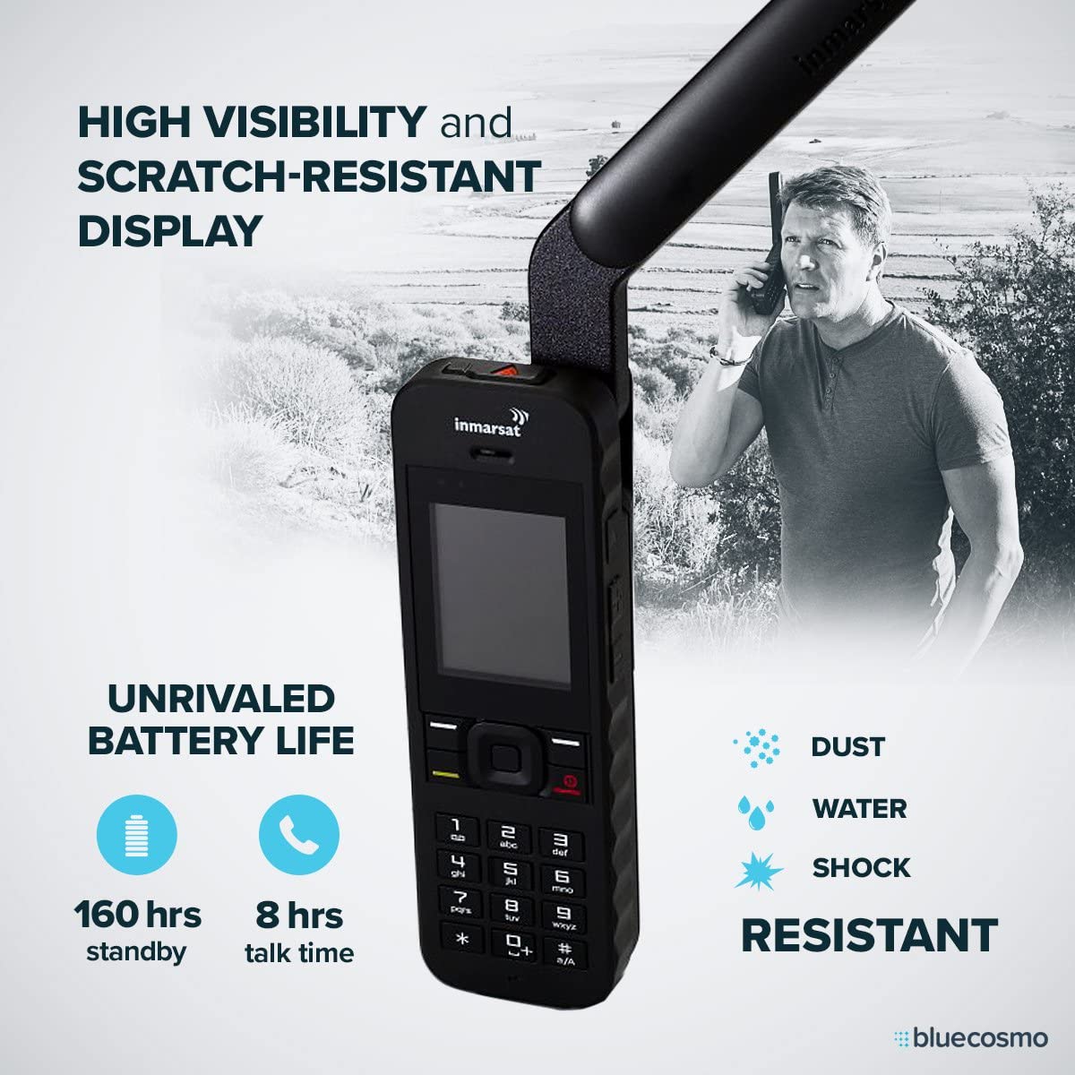 طقم هاتف الأقمار الصناعية IsatPhone 2.1